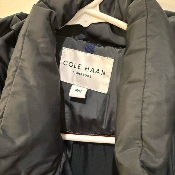 Cole Haan Signature Charcoal Puffer Coat - Picture 2 of 4